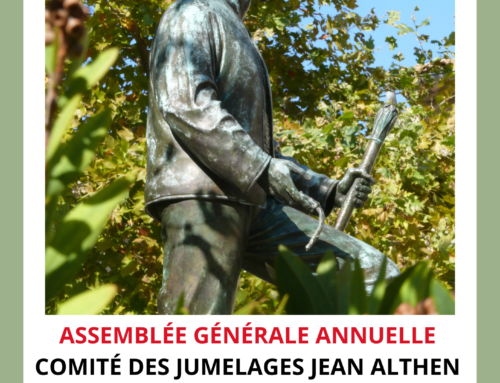 ASSEMBLÉE GÉNÉRALE DU COMITÉ DES JUMELAGES JEAN ALTHEN (10/04/2026)