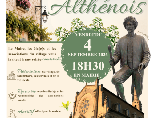 Accueil  des nouveaux Althénois (04/09/2026)