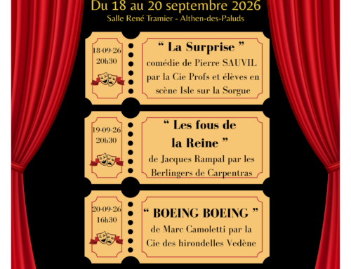 Festival de théâtre (18.19.20/09/2026)