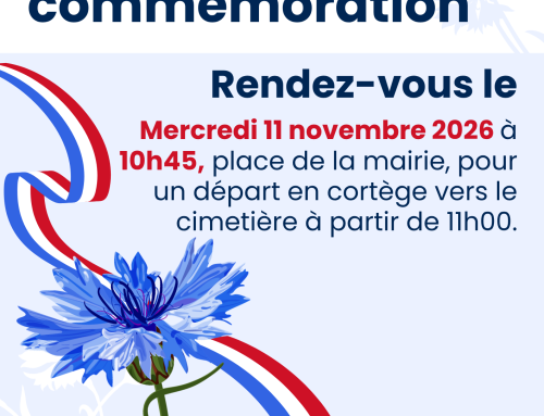 Cérémonie de commémoration 11 Novembre (11/11/2026)